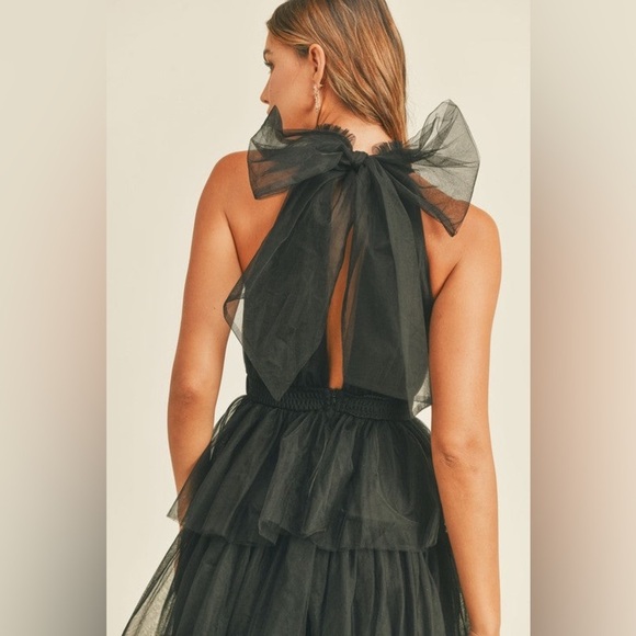 Petal & pup tulle tiered maxi dress nwot - Picture 5 of 7